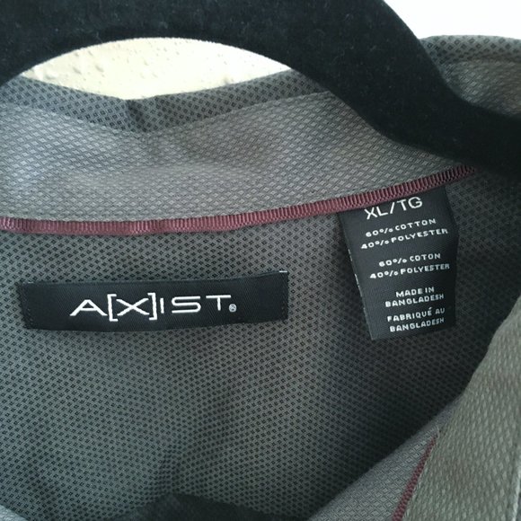 A(x)ist Gray Dot Long Sleeve XL Button Men’s Top - Picture 4 of 12